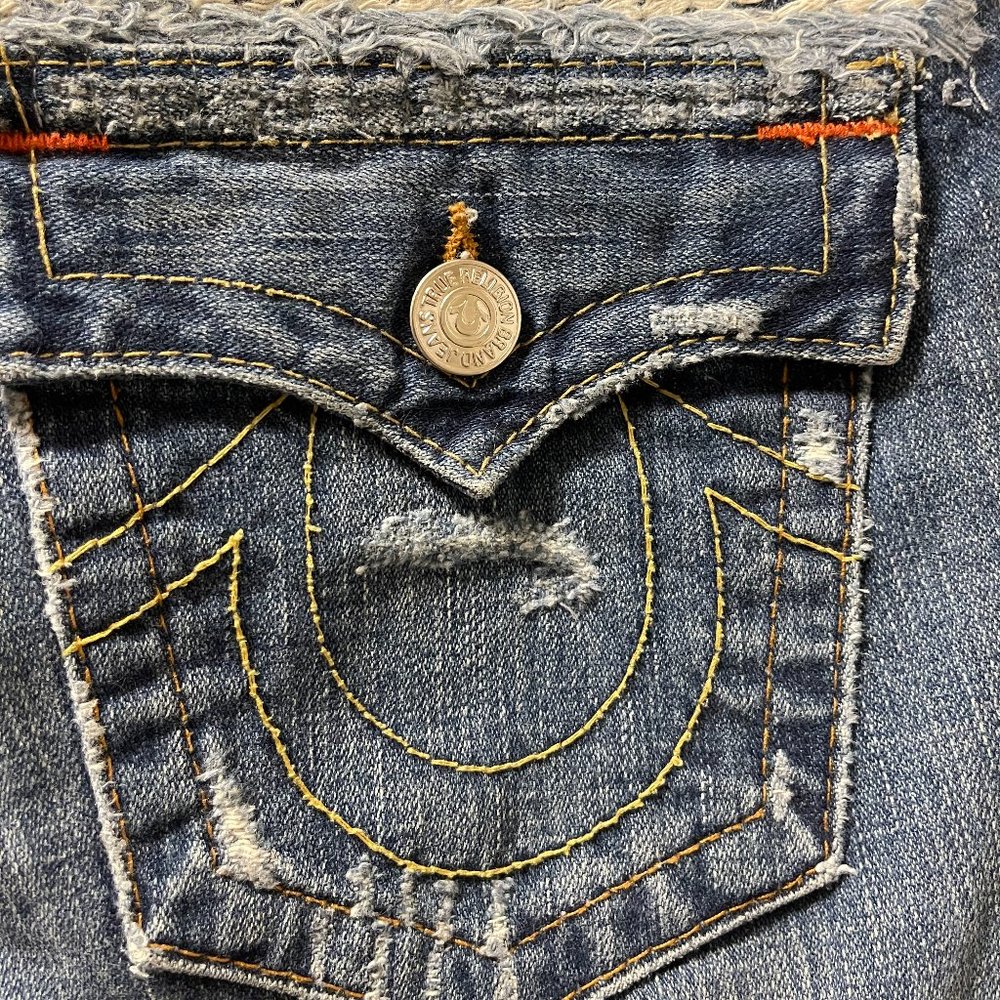 True Religion Billy Destroyed Size 29